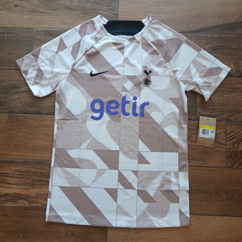 Tottenham Hotspur Soccer‎ Jersey Mens Small White 2023-24 Pre-Match Uniform Kit